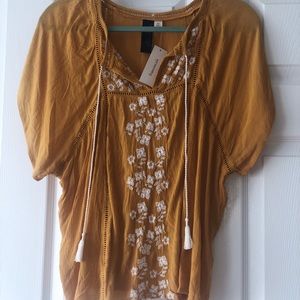 Francescas Gold Blouse